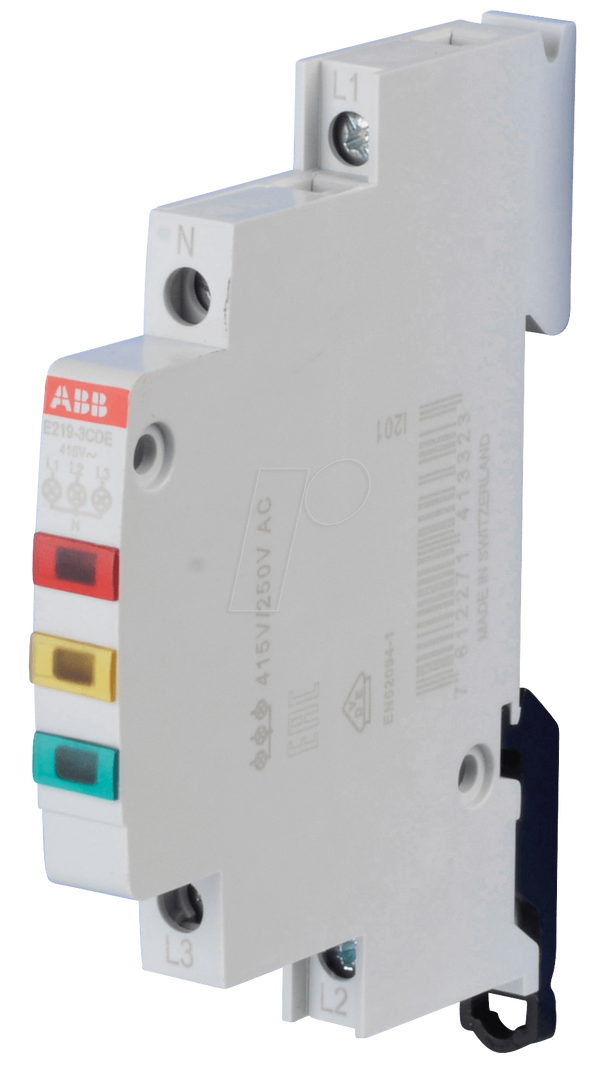 ABB LED Indicator Light - 3x, 230 - 415 V AC, Red + Yellow + Green ...