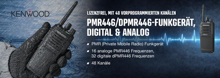 PMR446/dPMR446 Funkgerät, digital & analog
